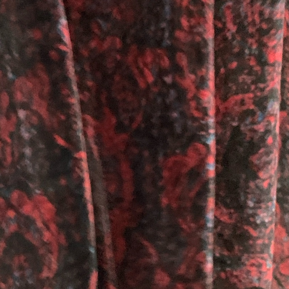 Long silky skirt